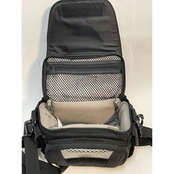 Lowepro Edit 110 Camera SLR shoulder bag pockets 7" x 5" x 5" black - Picture 4 of 14